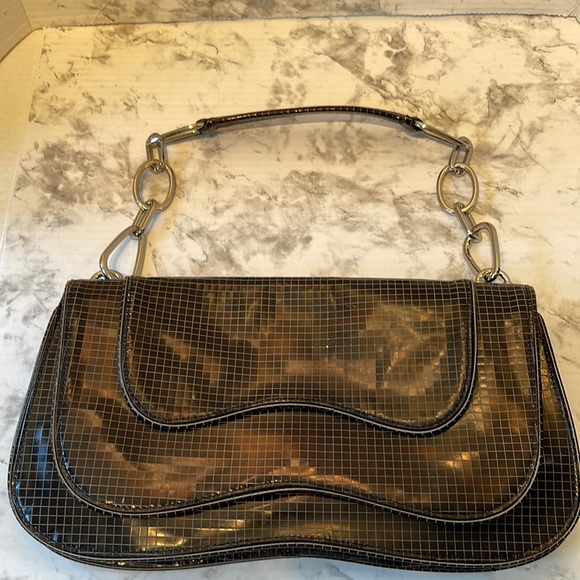 Kooba shoulder leather square graph bag - Picture 2 of 6